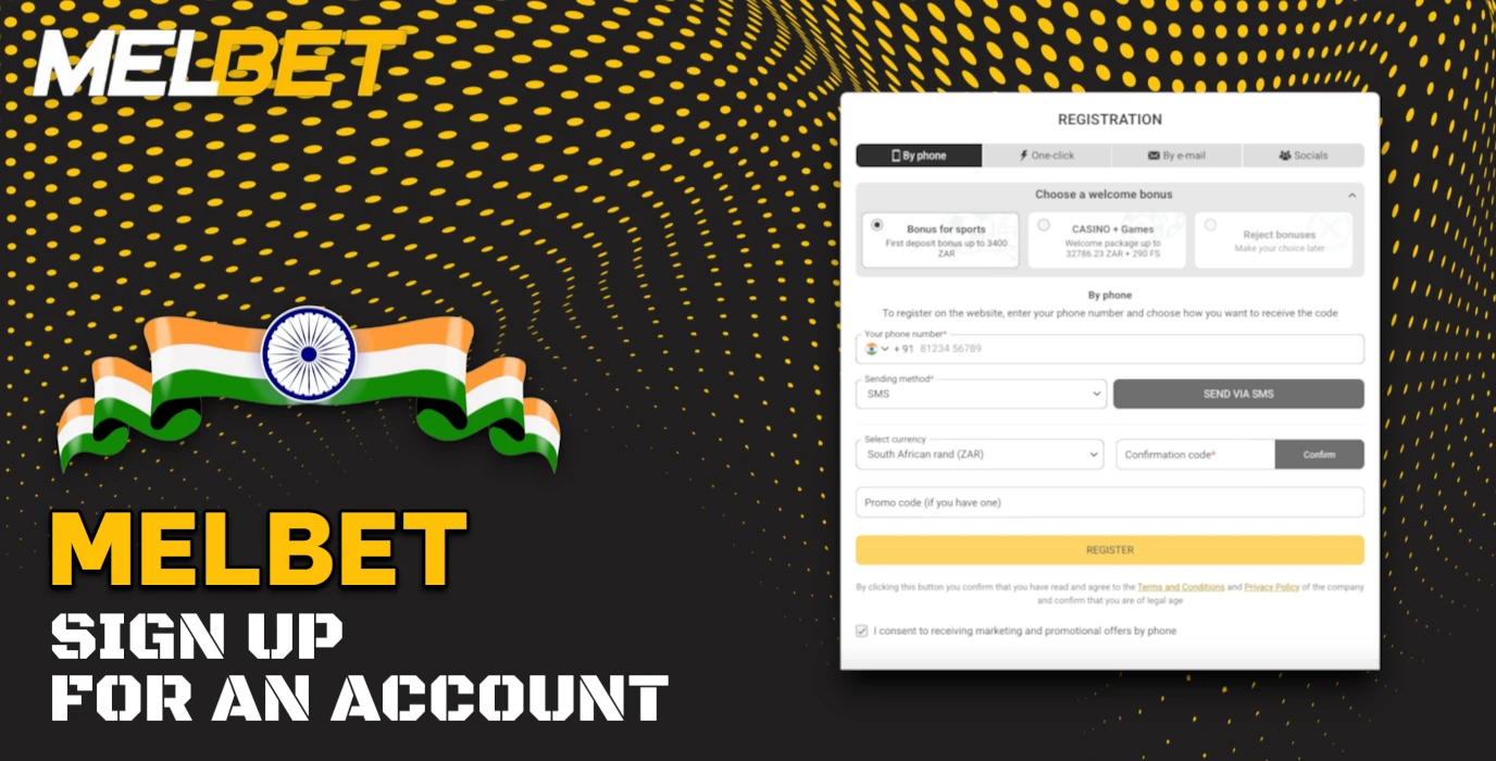 Melbet Registration - Sign Up for an Account in India