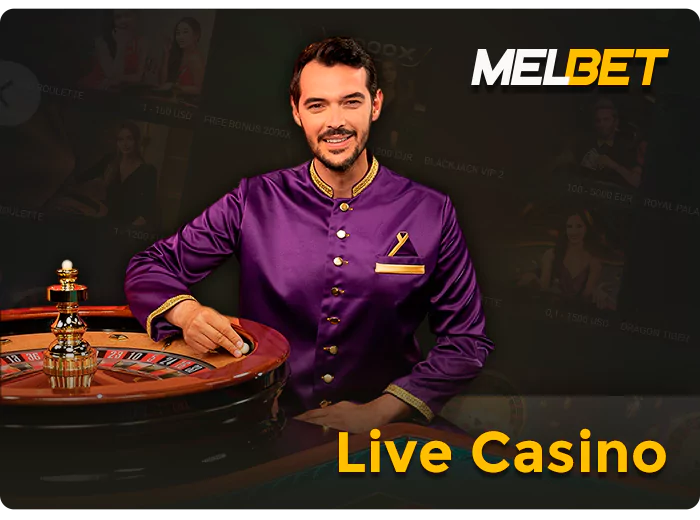 MelBet पर लाइव गेम्स - ब्लैकजैक, गेम शो, बैकारेट, पोकर और अन्य