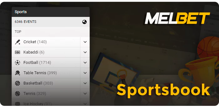 MelBet साइट पर खेलों पर सट्टा - किन खेलों पर सट्टा लगाया जा सकता है