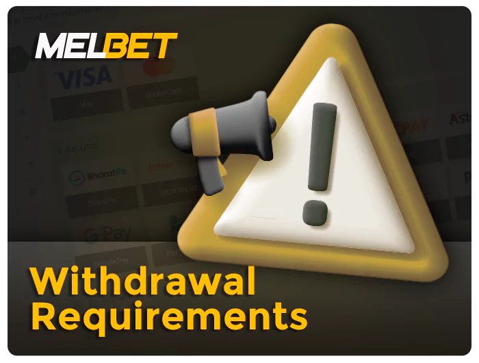 About the requirements for withdrawing money on MelBet - what a player from India needs to know
