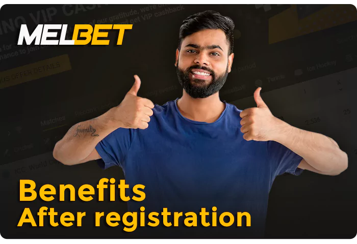 Benefits of registering at MelBet - what a new player from India gets