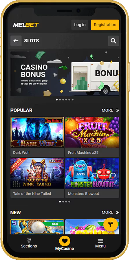 Melbet App Casino screenshot