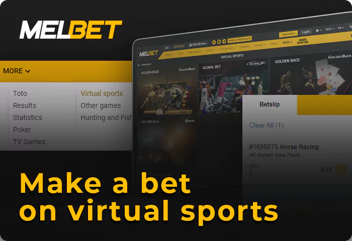 Bet on virtual sports at Melbet