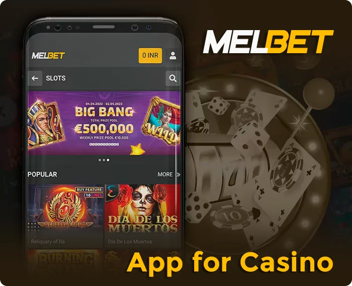 Online Casino Section in MelBet - Slots, Live Casino, TV Games and other