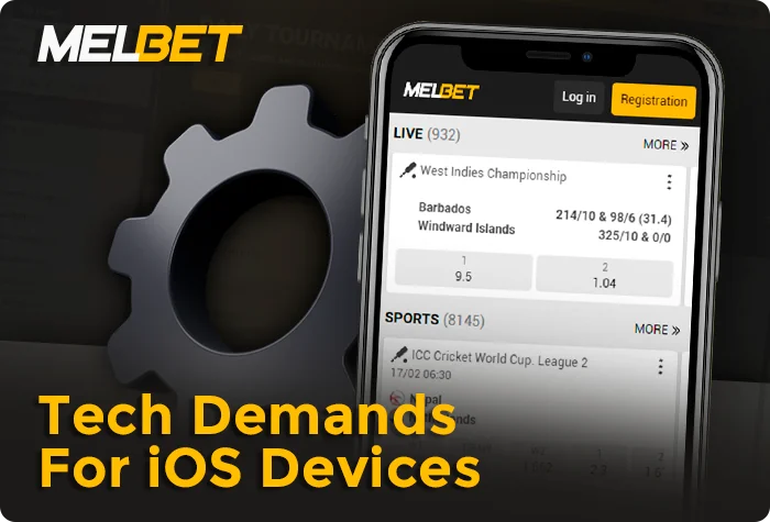 System requirements for the MelBet app on iOs - minimum features