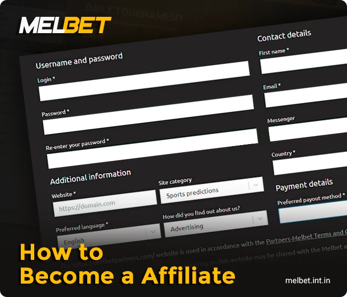 Participation in Melbet affiliate program - instructions
