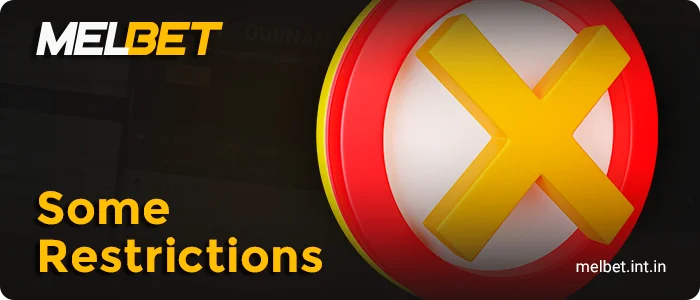 Limitations of players at Melbet bookmaker