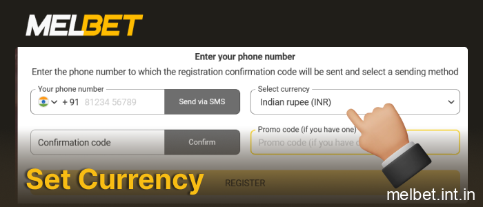 Select currency, step 5