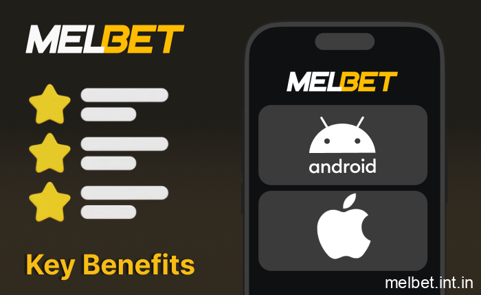 Key advantages of the Melbet mobile betting app for Indian players