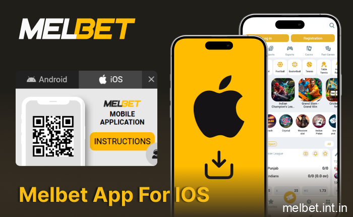 Melbet iOS app for iPhone and iPad users in India