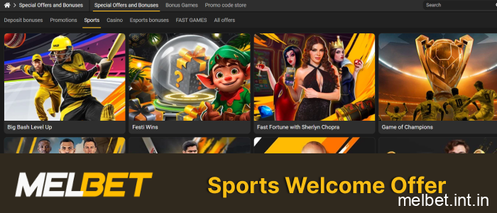 MelBet India sports welcome bonus with 150% deposit boost for new users