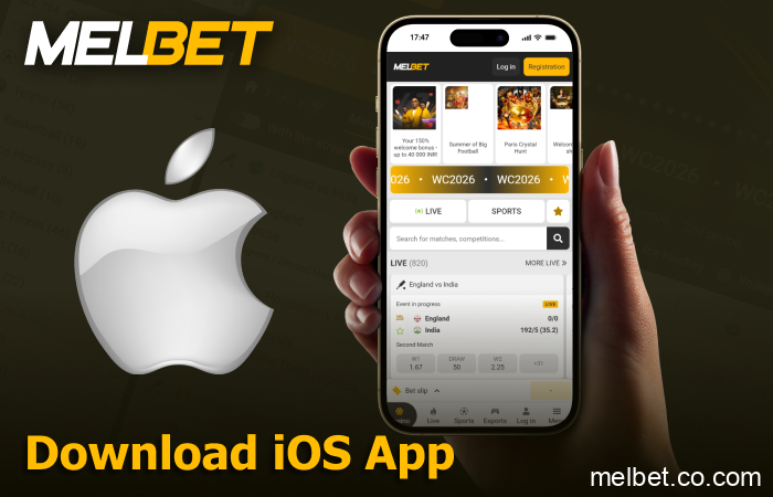 Melbet App for iOS