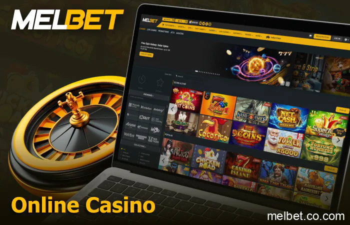 Play online casino at Melbet