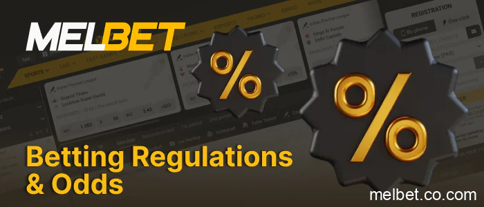 Odds calculation and betting limits explained on Melbet India sportsbook