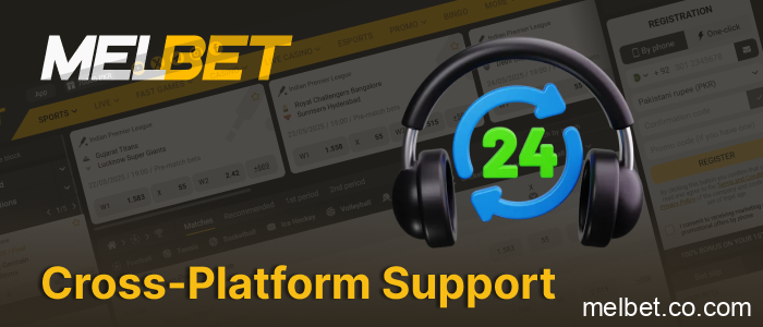 Melbet India customer support in Hindi and English